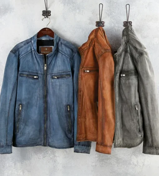 Patrick James Lambskin Blouson Jacket