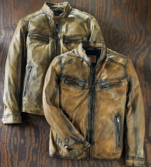Patrick James Lambskin Blouson Jacket