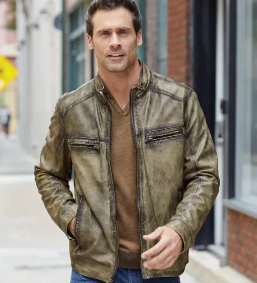 Patrick James Lambskin Blouson Jacket