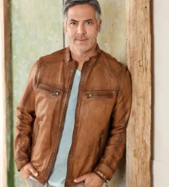 Patrick James Lambskin Blouson Jacket