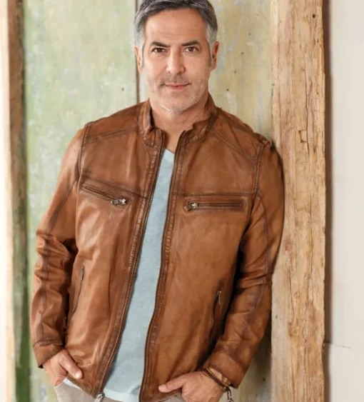 Patrick James Lambskin Blouson Jacket