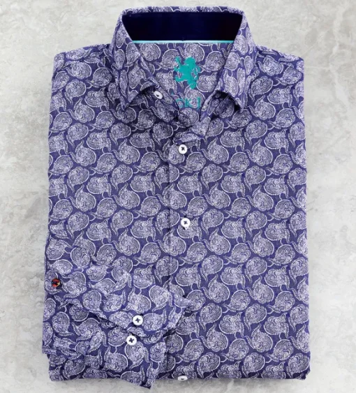 Patrick James Paisley Long Sleeve Sport Shirt