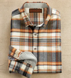 Patrick James Plaid Flannel Long Sleeve Shirt