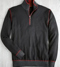 Patrick James Quarter-Zip Sweater