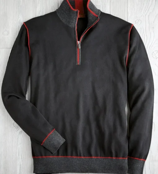 Patrick James Quarter-Zip Sweater