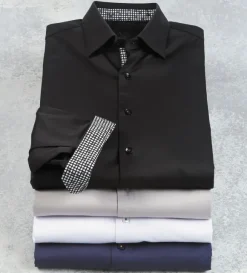 Patrick James Solid Sateen Shirt