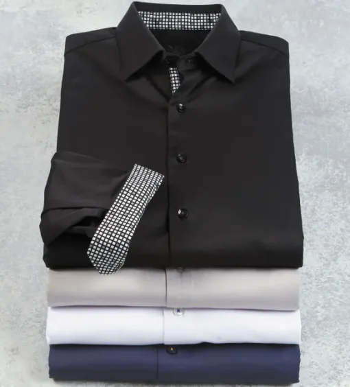 Patrick James Solid Sateen Shirt