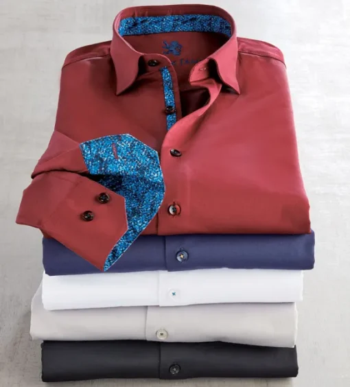 Patrick James Solid Sateen Shirt