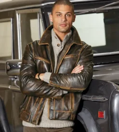 Patrick James Vintage Dean Leather Jacket