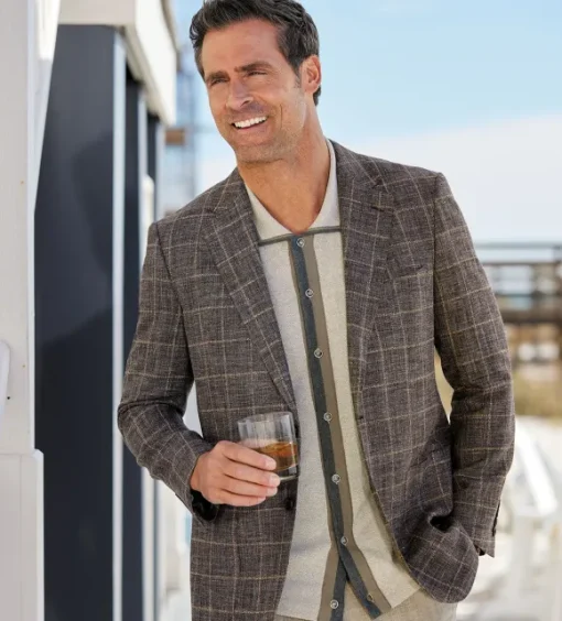 Patrick James Windowpane Sport Coat