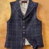 Patrick James Windowpane Vest