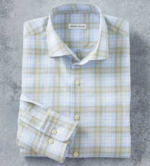 Peter Millar Camden Plaid Long Sleeve Shirt