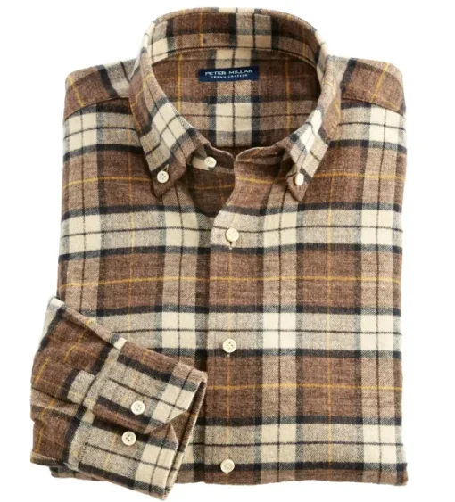 Peter Millar Long Sleeve Satoh Plaid Shirt