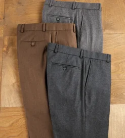 Reserve Comfort "Eze" Cashmere Blend Flannel Slack