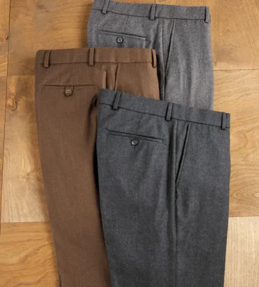 Reserve Comfort "Eze" Cashmere Blend Flannel Slack