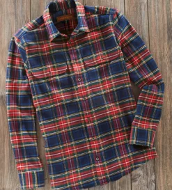 Reserve Plaid Flannel Long Sleeve Sport Shirt