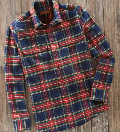 Reserve Plaid Flannel Long Sleeve Sport Shirt