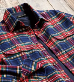 Reserve Plaid Flannel Long Sleeve Sport Shirt