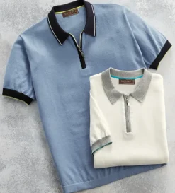 Reserve Quarter-Zip Short Sleeve Polo