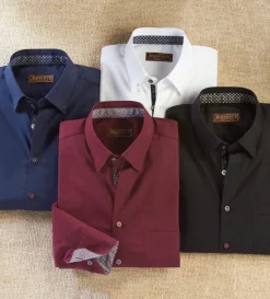 Reserve Solid Color Long Sleeve Sport Shirt