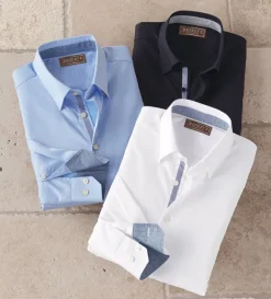 Reserve Solid Cool Max Long Sleeve Sport Shirt