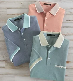 Robert Barakett Farnsworth Short Sleeve Polo Shirt