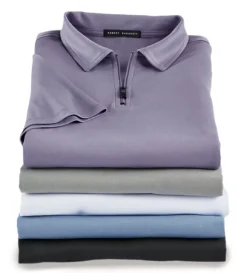 Robert Barakett Georgia Zip Polo