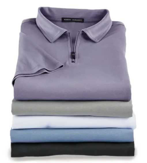 Robert Barakett Georgia Zip Polo