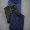 Robert Barakett Renton Wool Long Sleeve Polo Shirt