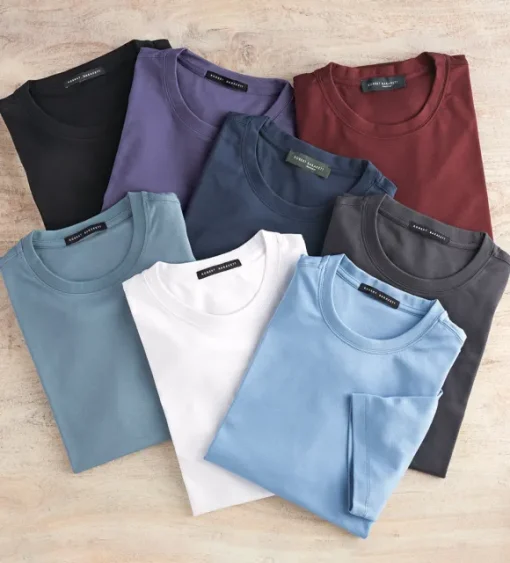 Robert Barakett Short Sleeve Luxury Crewneck Tee Shirt