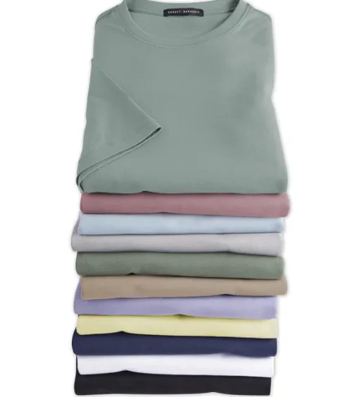 Robert Barakett Short Sleeve Luxury Crewneck Tee Shirt