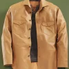 Robert Comstock Hendrix Lambskin Shirt Jacket