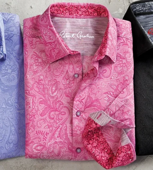 Robert Graham Andretti Paisley Long Sleeve Sport Shirt