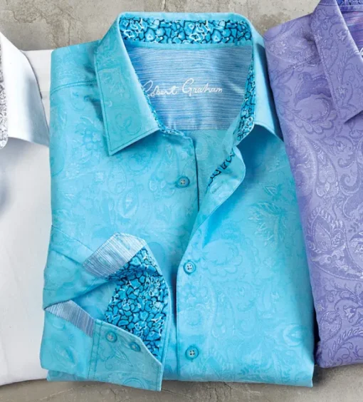 Robert Graham Andretti Paisley Long Sleeve Sport Shirt