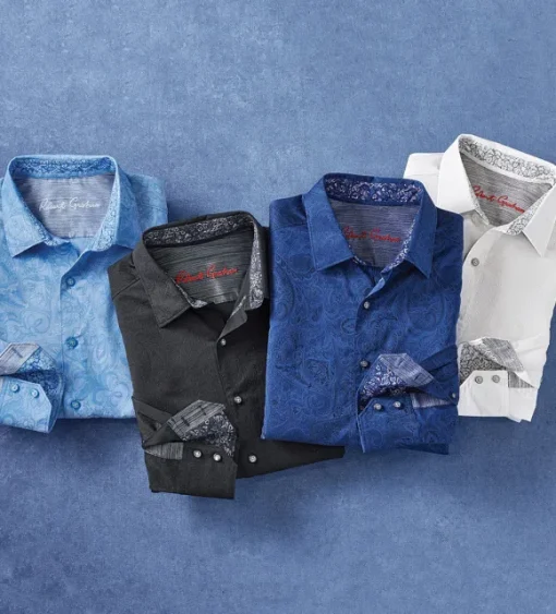 Robert Graham Andretti Paisley Long Sleeve Sport Shirt