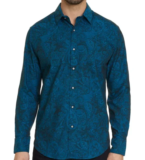 Robert Graham Andretti Paisley Long Sleeve Sport Shirt