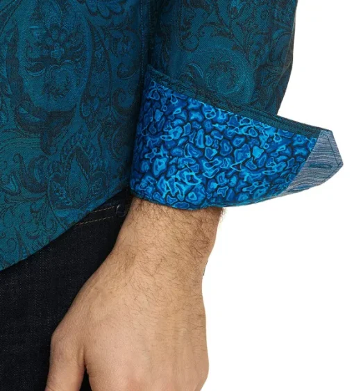 Robert Graham Andretti Paisley Long Sleeve Sport Shirt