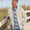 Robert Graham Brunner Waffle Knit Overshirt