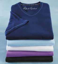 Robert Graham Eastwood V-Neck Tee