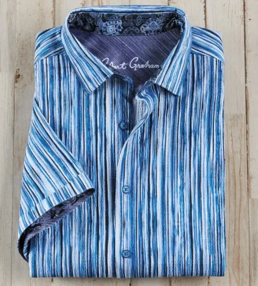 Robert Graham Flashback Seersucker Stripe Shirt