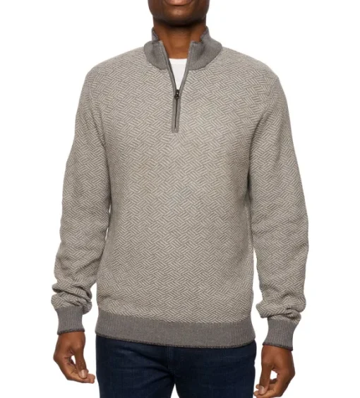 Robert Graham Lattace Mock Quarter Zip