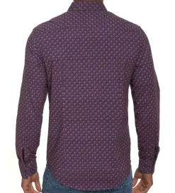Robert Graham Long Sleeve Barrone Knit Shirt