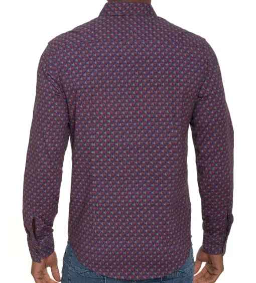 Robert Graham Long Sleeve Barrone Knit Shirt