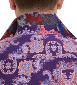 Robert Graham Long Sleeve Casino Royale Shirt