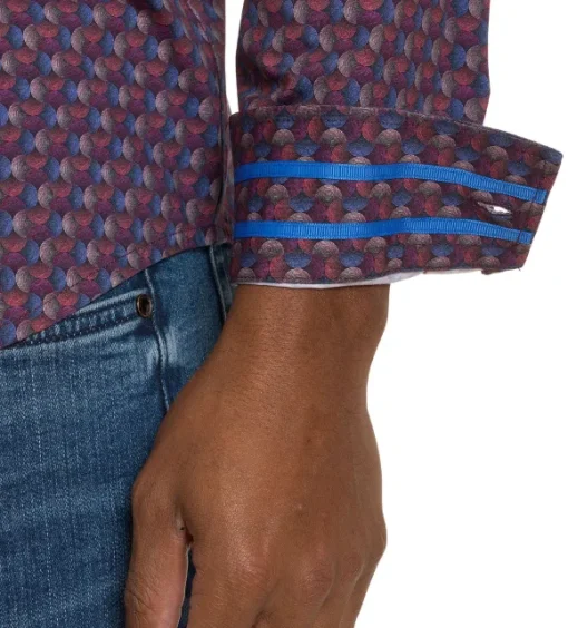 Robert Graham Long Sleeve Barrone Knit Shirt