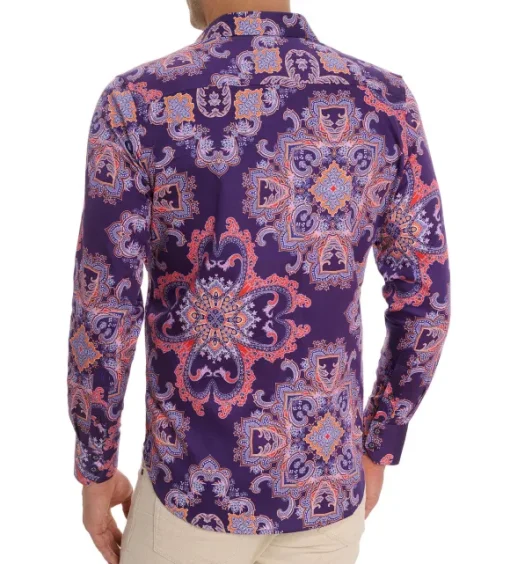 Robert Graham Long Sleeve Casino Royale Shirt