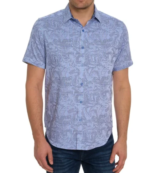 Robert Graham Short Sleeve Rum Swizzle Woven Shirt