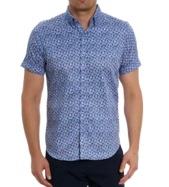 Robert Graham Short Sleeve Wade Woven Shirt