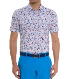 Robert Graham Short Sleeve Lucca Knit Polo