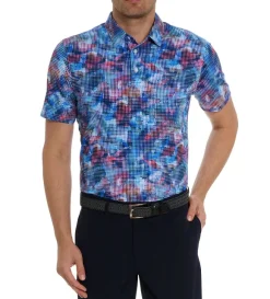 Robert Graham Short Sleeve Storm Watch Polo